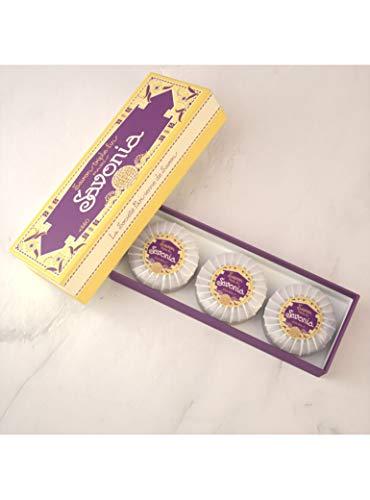 LA SOCIETE PARISIENNE DE SAVONS LA SOCIETE PARISIENNE DE SAVONS SAVONIA (Tuberose & Musk) Boxed Soap | Made in France | Traditional French Soap | Hand-wrapped |3 x 3.4oz Bars