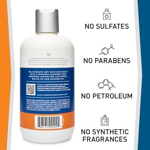 Frederick Benjamin Frederick Benjamin Shampoo, with Natural Oils, Cleanses & Hydrates Dry Scalp & Hair, 12oz
