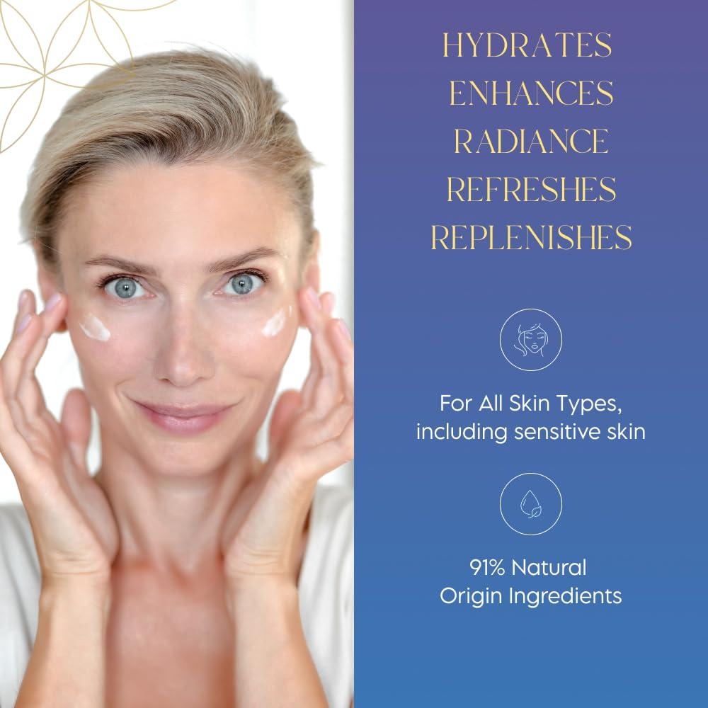 iero beauty ier Beauty Moonkissed Restorative Moisture Emulsion | Hydrating Anti-Aging Face Moisturizer | Helps Reduce Fine Lines and Wrinkles | Skincare for Day or Night | Paraben and Cruelty Free | 1.69oz