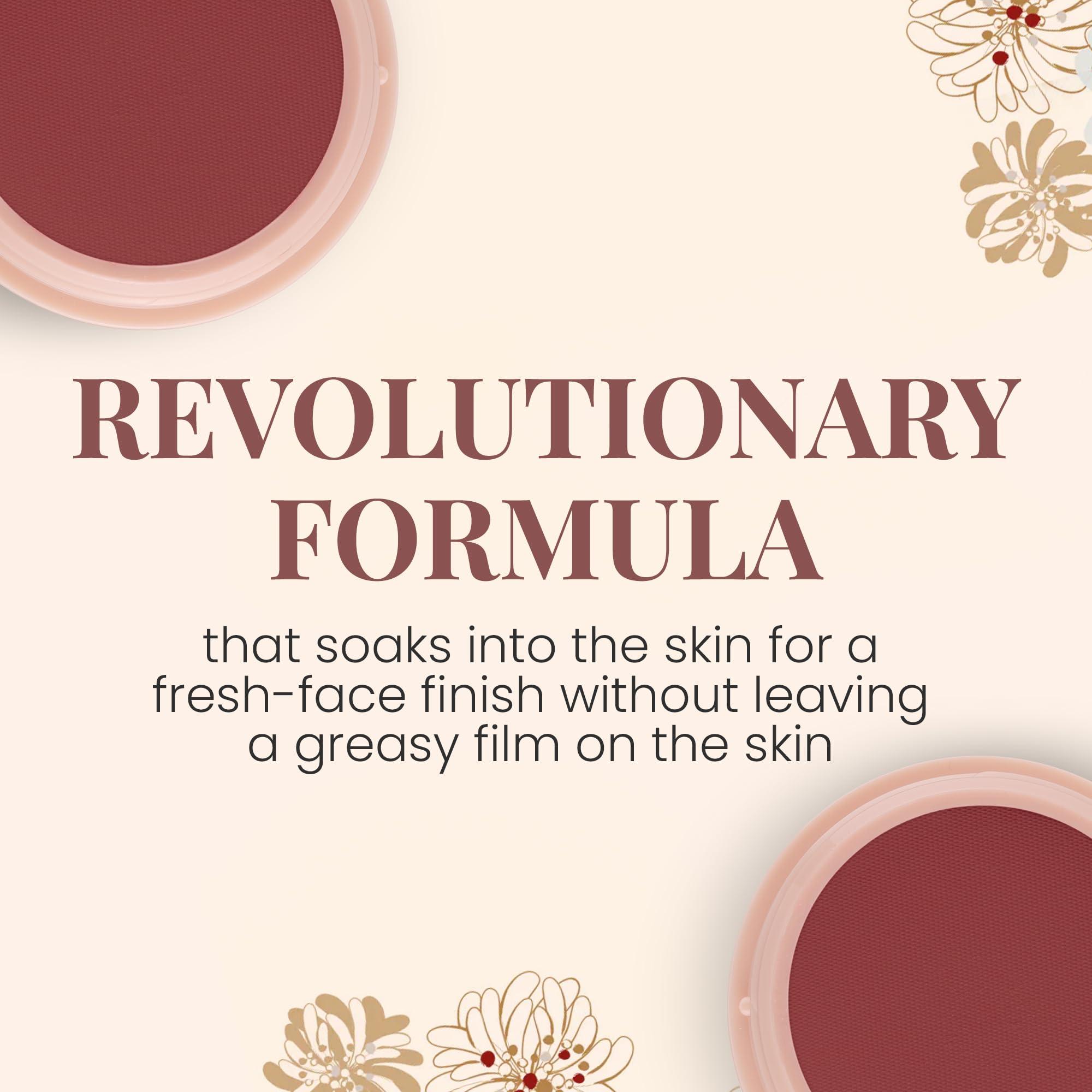 Paul & Joe Paul & Joe Gel Blush, Bright and Buildable Blush Makeup, Water-Based Gel Makeup Blush with Hydrating Oils for Dewy, Radiant Finish, Garnet and Wine Red Cheek Tint, 05 Sommeliere, 0.71 oz