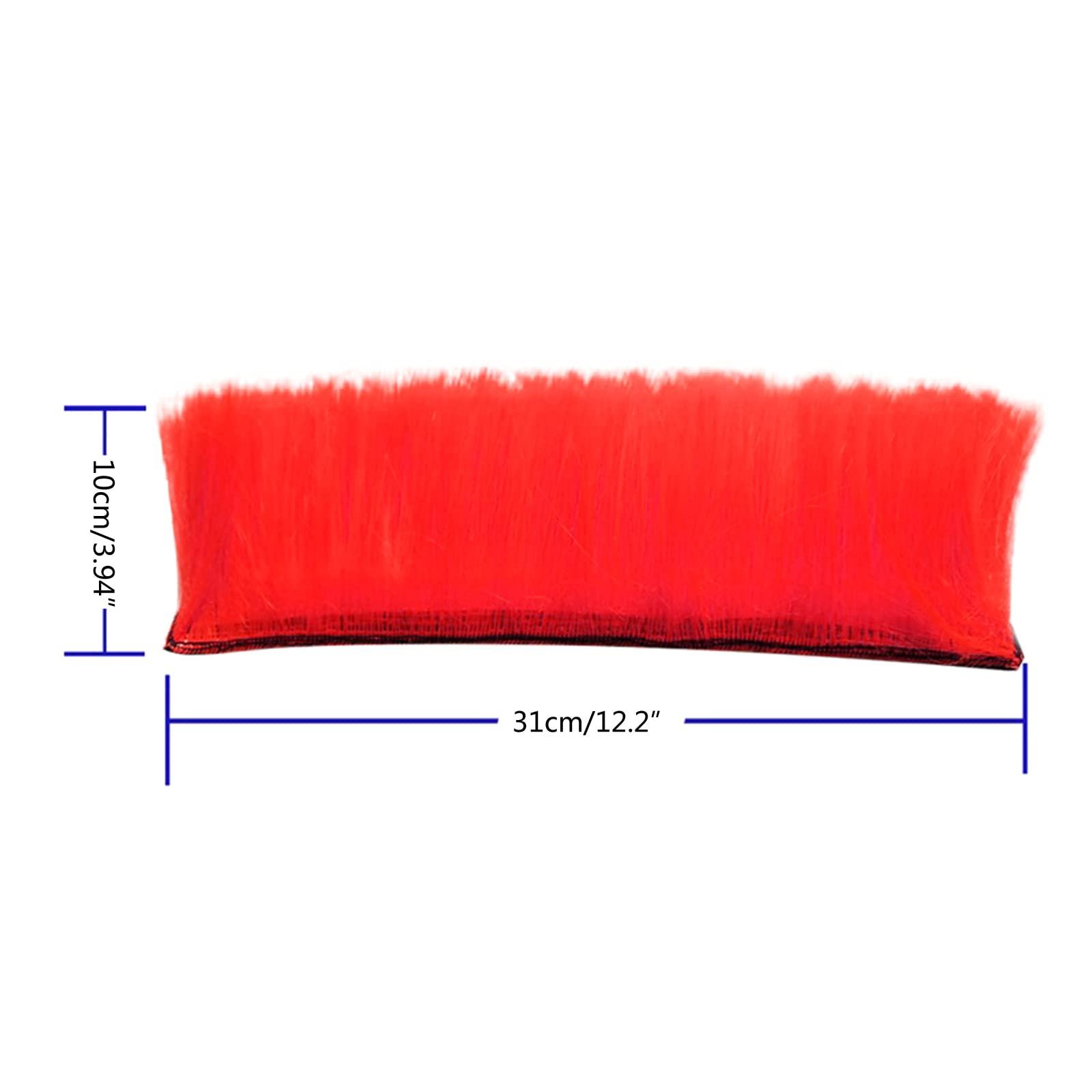 Ankexin Ankexin Motorcycle Helmets Mohawk Wig Hair Electric Bike Scooter Motorbike Helmet Accessories Stickers Cosplay Styling Wig Hair