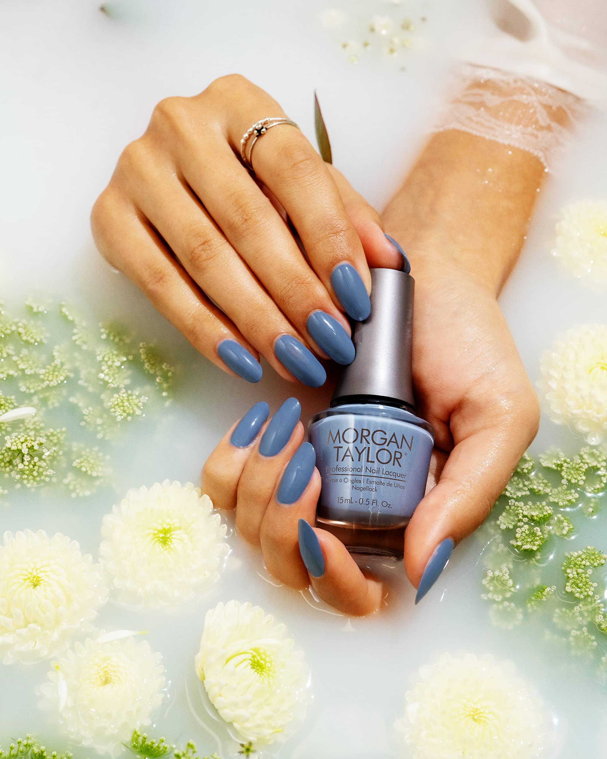 Morgan Taylor Morgan Taylor Pure Beauty Collection - Professional, Vibrant, Chip-Resistant, Fast-Drying, Long-Lasting, High-Shine, Perfect for Manicures & Pedicure (Test The Waters, 15mL)