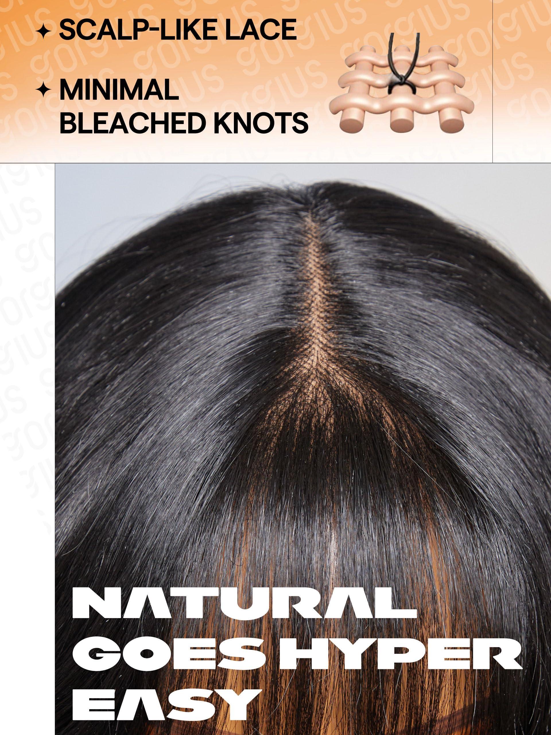 GORGIUS GORGIUS Black Body Wave Wig with Bangs Ready-to-Go Glueless Bang Wig Pre Bleached True Scalp Long Wavy Fringe Bangs Wig Upgraded with Style-Archive Premium Fiber