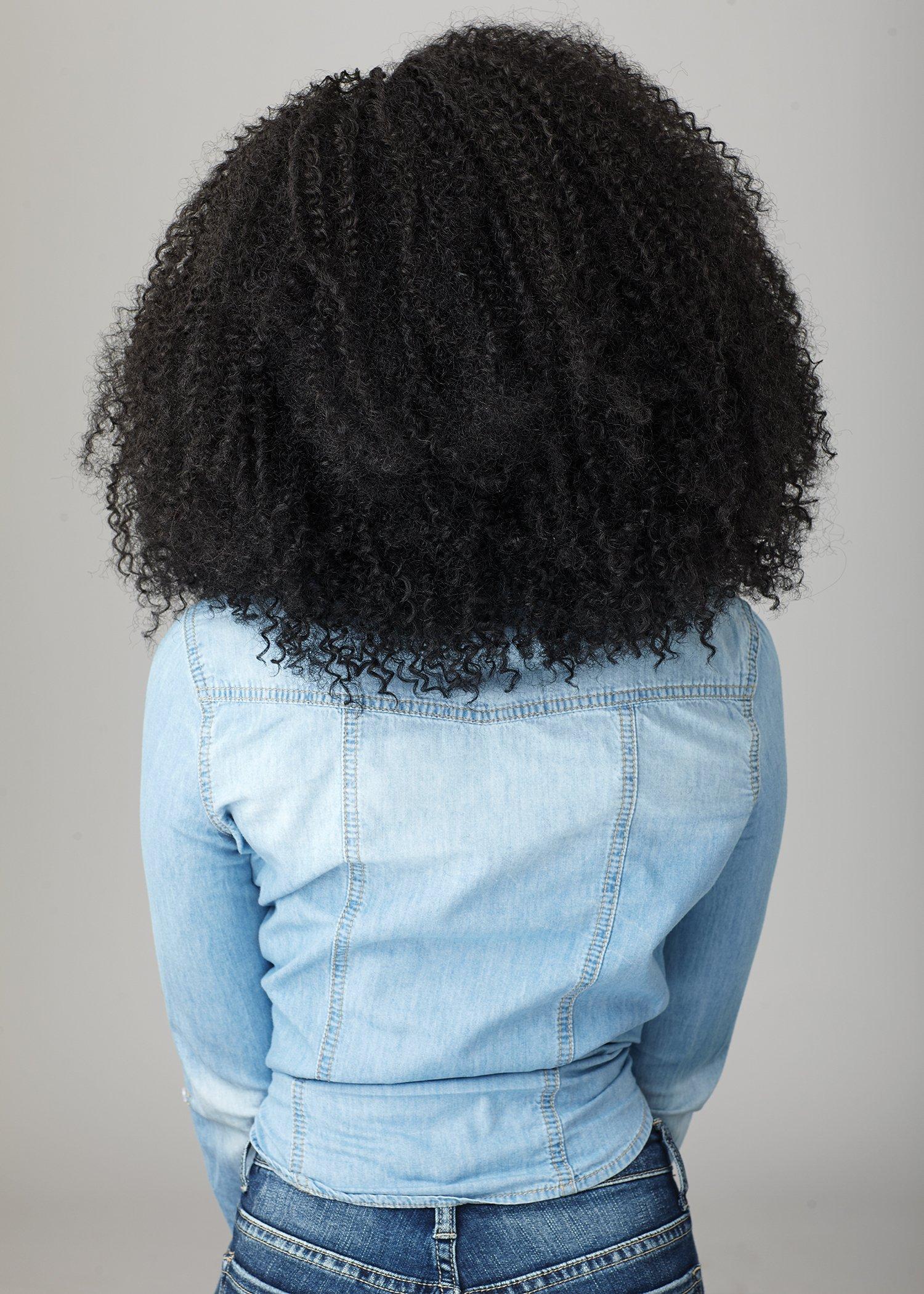 Sensationnel Sensationnel Curls kinksandco lace wig - the game changer wide lace part wig with natural preplucked hairline for natural 3c to 4c hair textures (4 MEDBROWN)