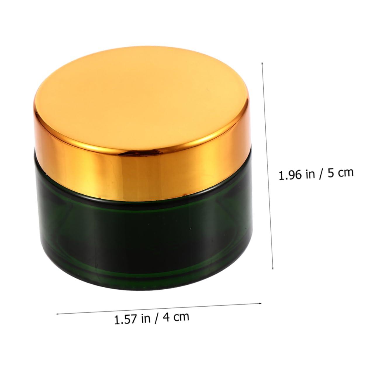 DOITOOL DOITOOL 10pcs Cream Bottle Pump Water Bottles Lotion Containers Condiment Cups Toiletries Sauce Cup Lid Refillable Salve Cream Jar Sample Clear Water Bottle Green Glass