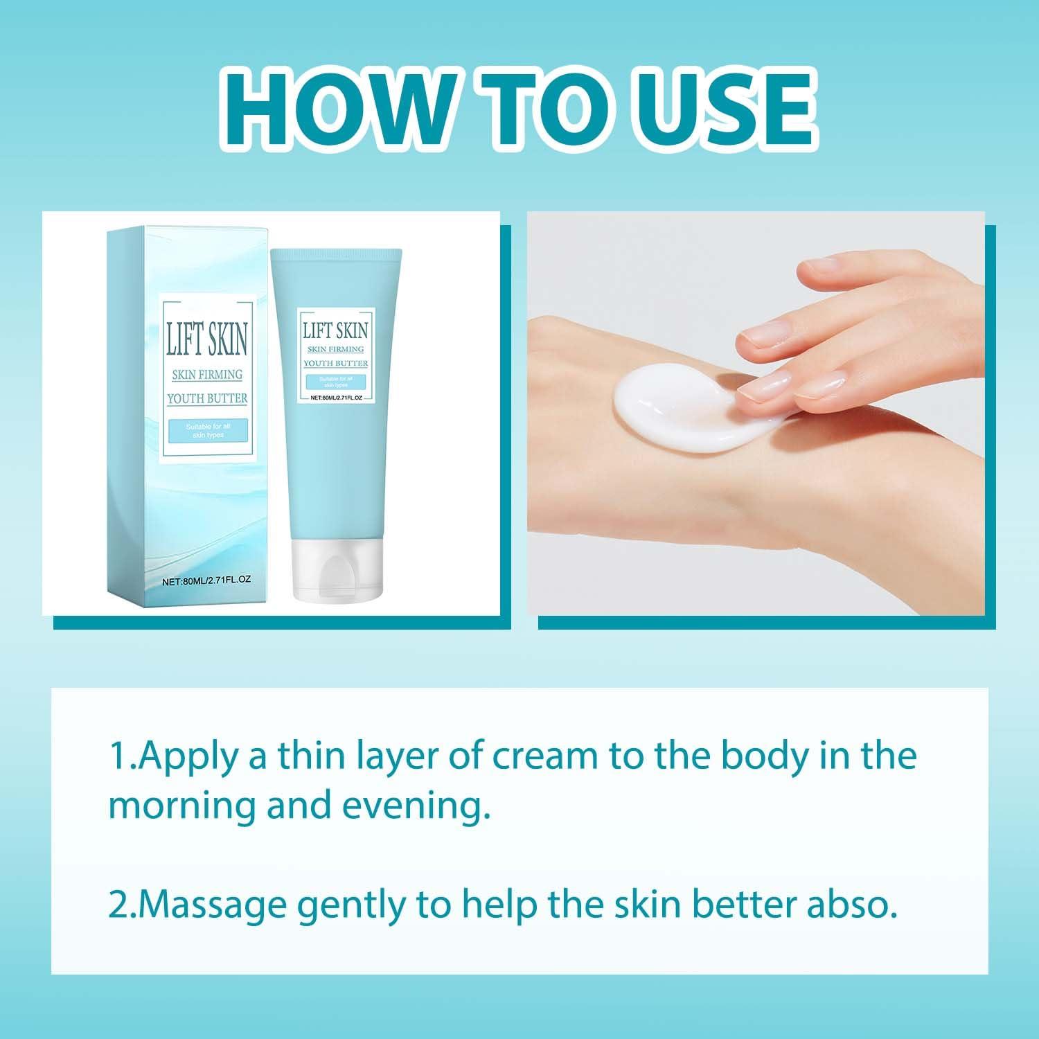 NUOKOU NUOKOU Luxelift Skin Firming Youth Butter, Luxelift Skin Firming Butter, firming body butter, Luxelift Skin Firming Butter, Moisturizes Skin and Improves Fine Lines (2 pcs)