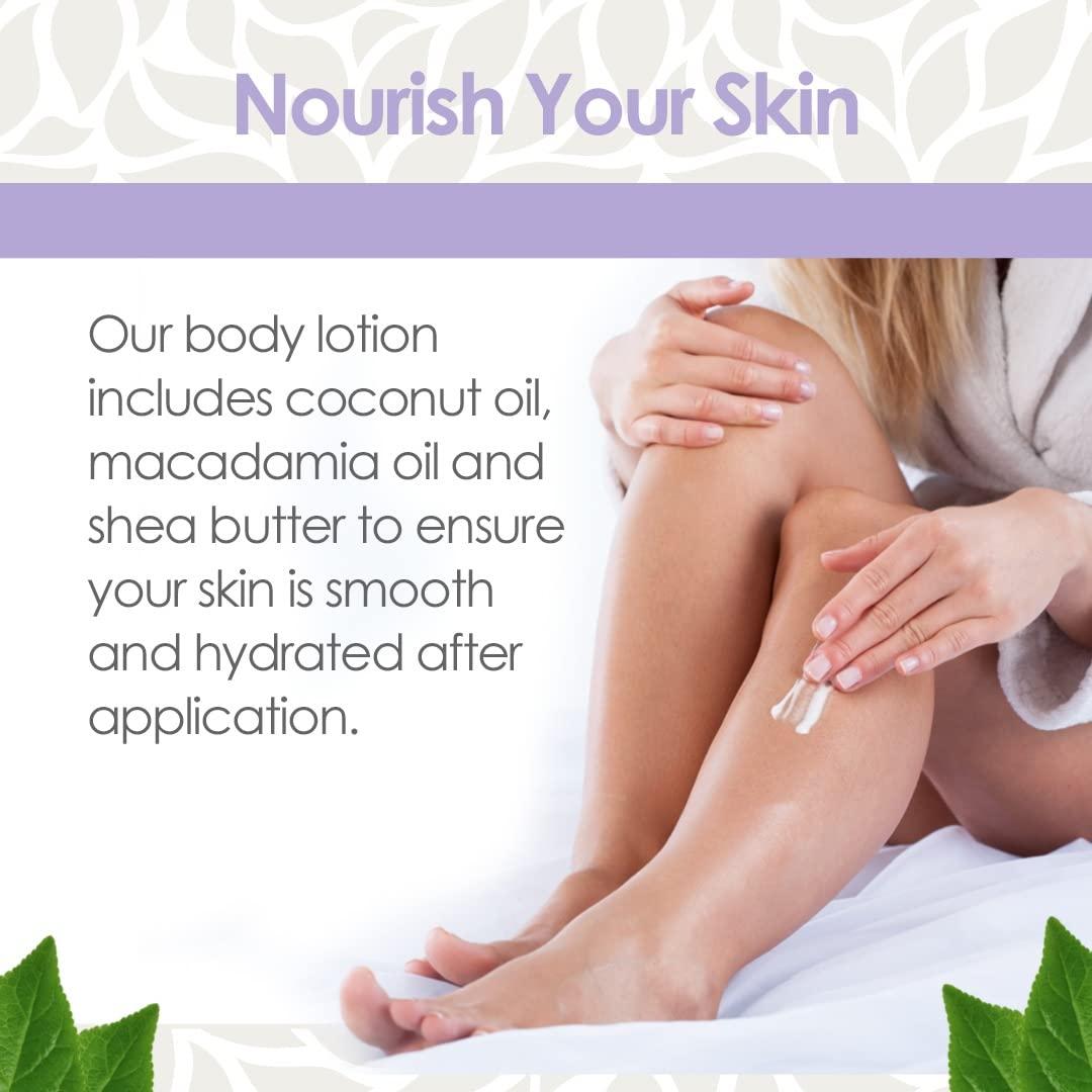 NaturallyMum NaturallyMum Magnesium Body Lotion Bundle | Support for Sleep, Heart, Bone, Nerve, Gut and Muscle Health | Topical Cream Safe for Kids | Lavender & Vanilla | 2 x 4 fl oz