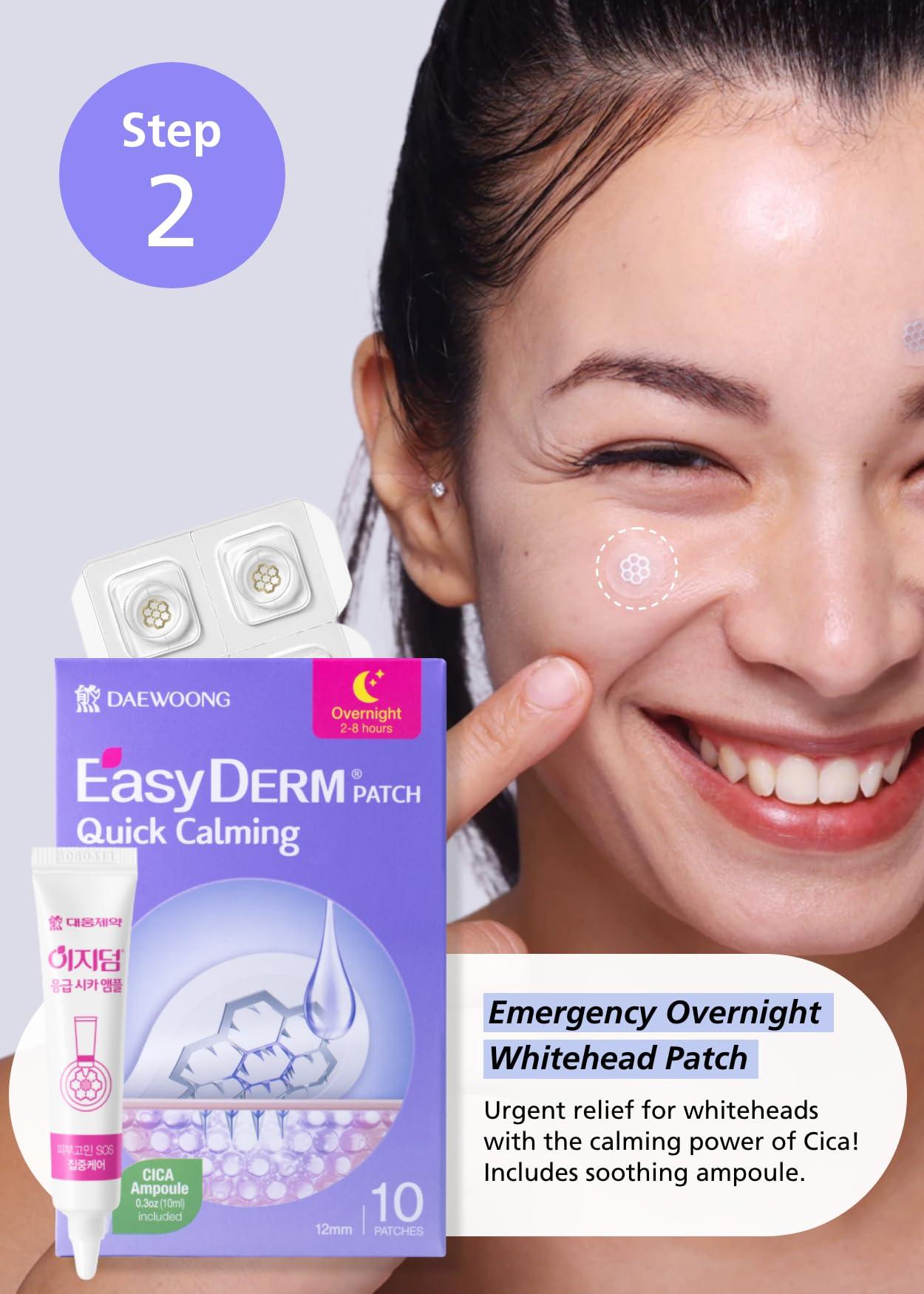 DWEasyDerm EasyDerm 3-Type Pimple Patches Gift Set, Acne care soluution, Korean Spot Patch to Cover ZitsQuick Calming(10ea) + Relief(42ea) + Beauty Patches(42ea)Teen girl gifts trendy stuff
