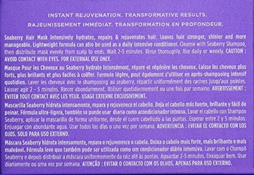 Obliphica Professional Obliphica Seaberry Hair Mask - Deep Conditioning Hydrating Treatment for Dry and Damaged Hair - Moisturizing Hair Repair and Growth Mask for Medium, Coarse, and Color-Treated Hair - 8.5 Ounces