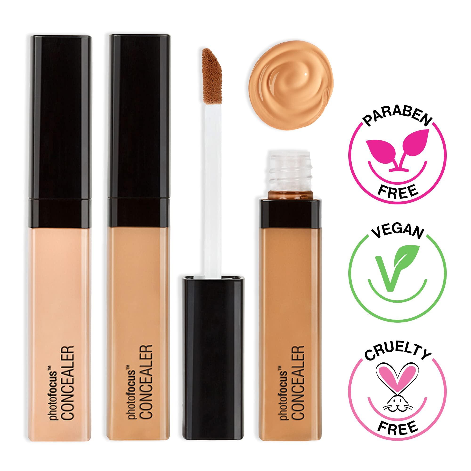wet n wild Wet n Wild Photo Focus Concealer, Light Honey, Under Eyes, Makeup, Blemish, Full Coverage, Lightweight (Pack of 2)