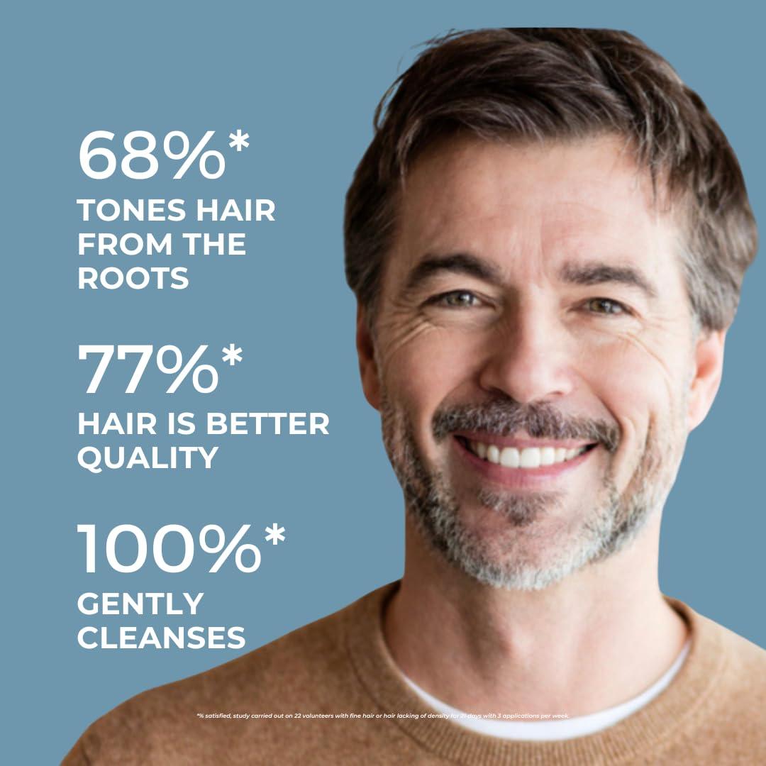 PHYTO PHYTOCYANE Men Invigorating Shampoo, Hair Thinning Shampoo, New & Improved Phytonovathrix Shampoo, 8.45 fl.oz.