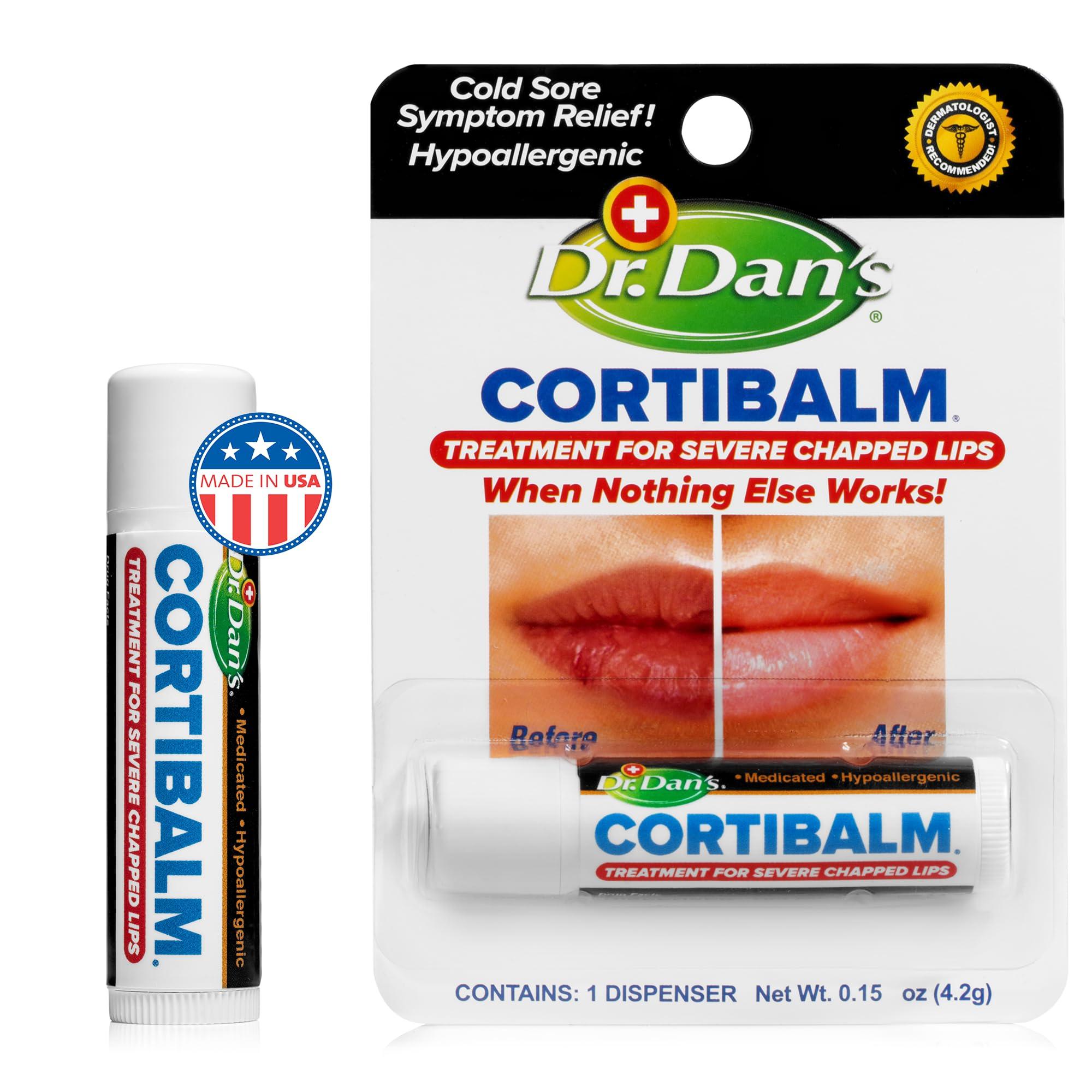 Dr. Dan's Dr. Dans CortiBalm Lip Balm, .14 oz by Dr. Dans, 1 pack