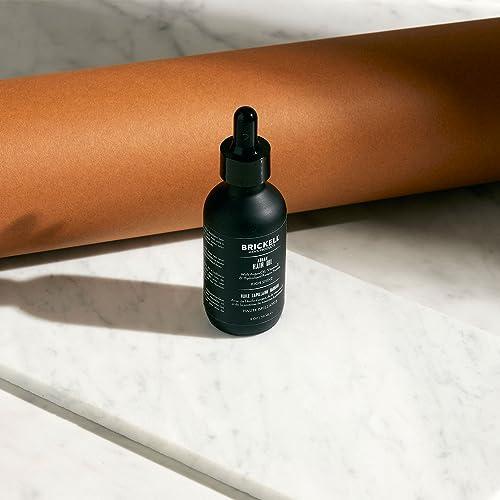 Brickell Men\'s Products Brickell Men\'s Argan Oil for Hair, Natural and Organic Hair Oil For Men, Lightweight Hair Treatment, 2 Ounce, Scented
