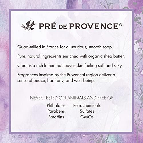 Pre de Provence Pre de Provence Artisanal Soap Bar, Natural French Skincare, Enriched with Organic Shea Butter, Quad Milled for Rich, Smooth & Moisturizing Lather, Raspberry, 5.3 Ounce
