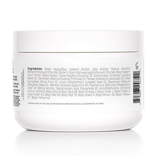 oVertone oVertone Haircare Color Depositing Conditioner - 8 oz Semi Permanent Hair Tint with Shea Butter & Coconut Oil - Vibrant Blue, Vegan, Cruelty-Free