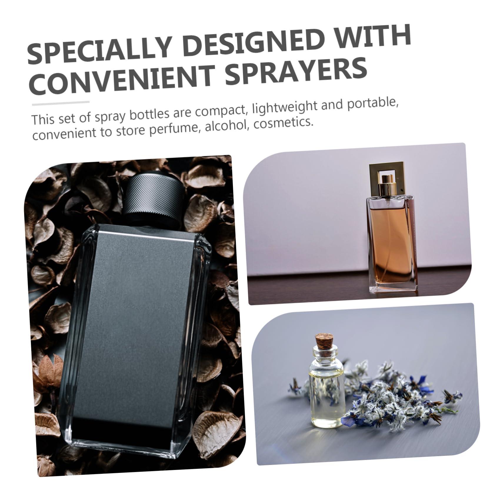 Ipetboom Ipetboom 4sets Round Shoulder Bottles Sprayers Compact Direct Bottles for Water Cosmetics Perfume 2 Colors 5pcs*4