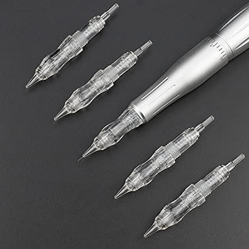 BIOMASER Cartridge Needles – BIOMASER 10PCS Sterilized Permanent Makeup Cartridge Needles Screw Thread Tattoo Needle for Permanent Makeup Machine Tattoo Pen for Eyebrow Eyeliner Lip Contour(1R-0.3MM)