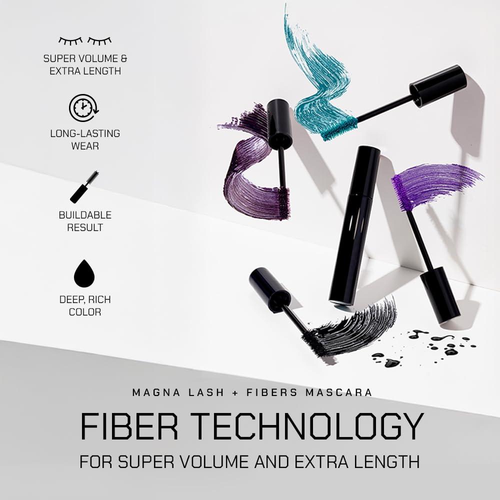 RADIANT PROFESSIONAL MAKE UP / HELLENICA Radiant Professional Lengthening Mascara Fiber Lash Mascara For Extreme Length & Volume Natural Wax Formula, Cruelty-Free Mascara Smudge-Proof Silicone Brush - (0.43 oz) (03 AMETHYST)