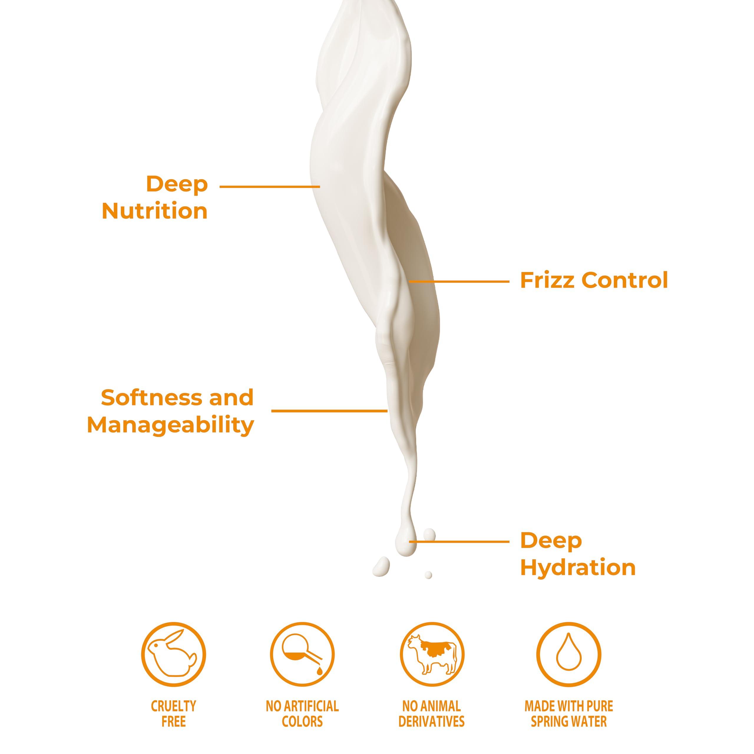 Bioland Bioland Coconut Milk Curl Cream - Ultra-Defining & Frizz-Control Cream for Curly Hair - 6.76 fl oz (200mL)