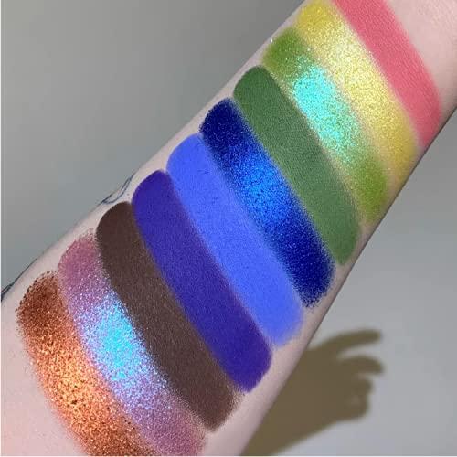 BAOZ Eyeshadow Palette, 60 colors Fruit Pie Filling Eye Shadow Palette, Matte Glitter Fruit Eyeshadow Palette,Highly Pigmented Makeup Palette (60 colors-pink)