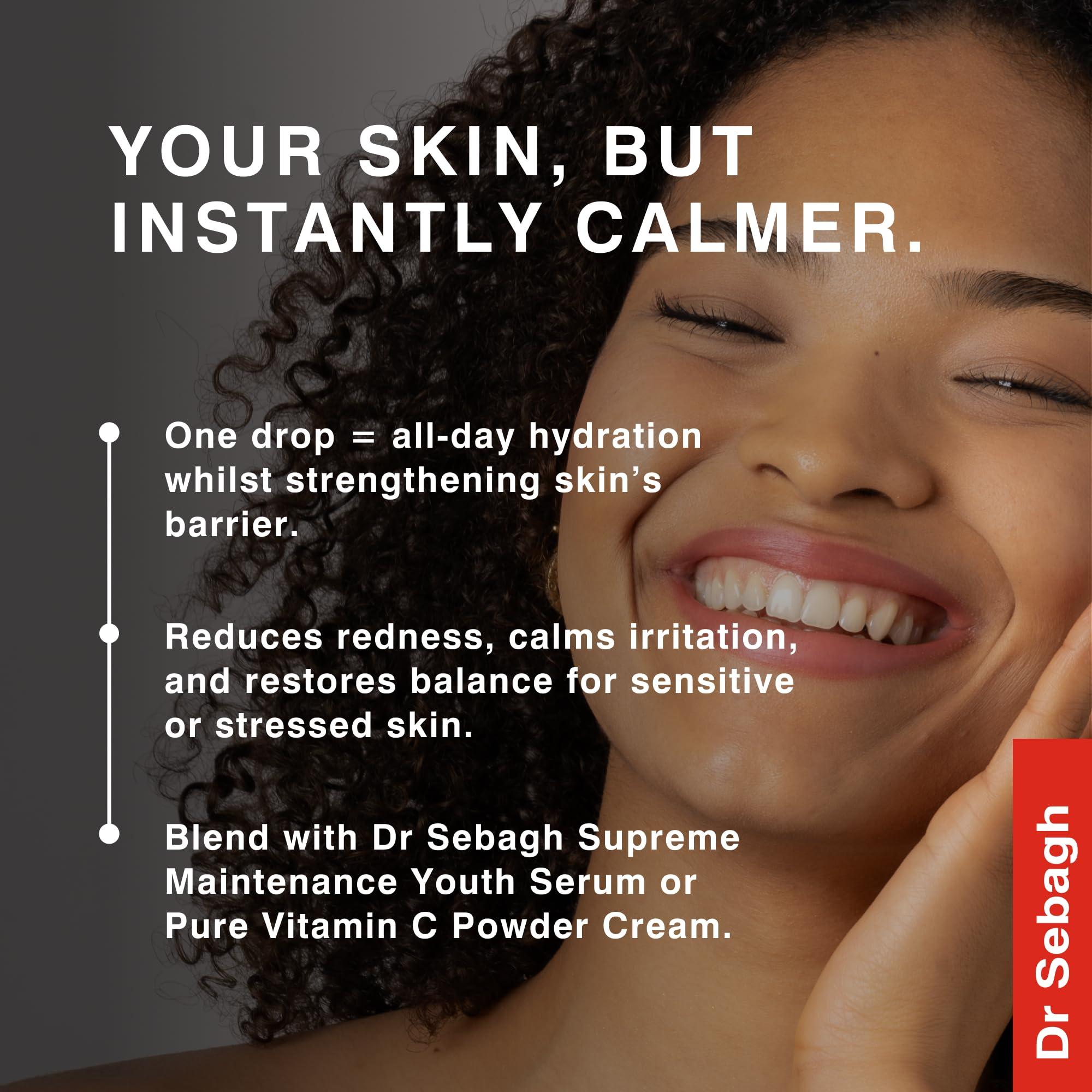 Dr Sebagh Dr Sebagh - Rose de Vie Serum - Soothing & Anti-Aging Serum with Organic Oils & Antioxidants to Hydrate, Calm, and Protect Dry, Mature and Sensitive Skin, Non-Comedogenic, Box Included(1 fl oz.)