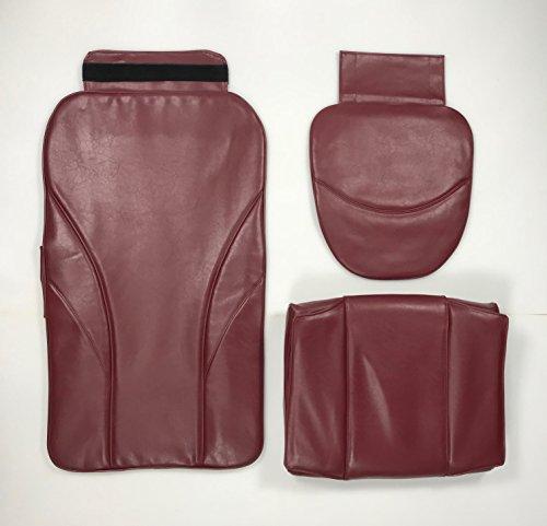 ZKZ Pedicure Chair Massage Bottom-Air Seat Cover Cushion Salon Spa (Burgundy)