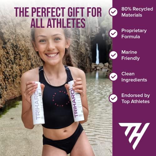 TRIHARD TRIHARD Kids Swimmers Shampoo + Pre & Post Swim Conditioner| Kids Shampoo Conditioner Duo| Pre and Post Swim Hair Protectant Solutions for Kids