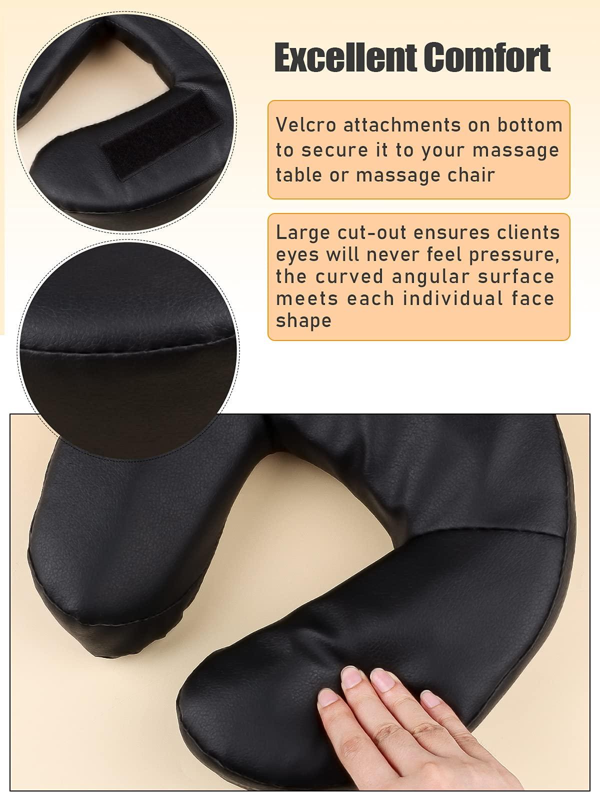 EBANKU EBANKU Massage Face Cradle Massage Table Headrest Pillow, Standard Universal Adjustable Headrest Cradle with Pillow for Massage Tables