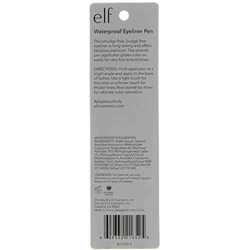 e.l.f. e.l.f. Waterproof Eyeliner Pen, Coffee, 0.06 Ounce