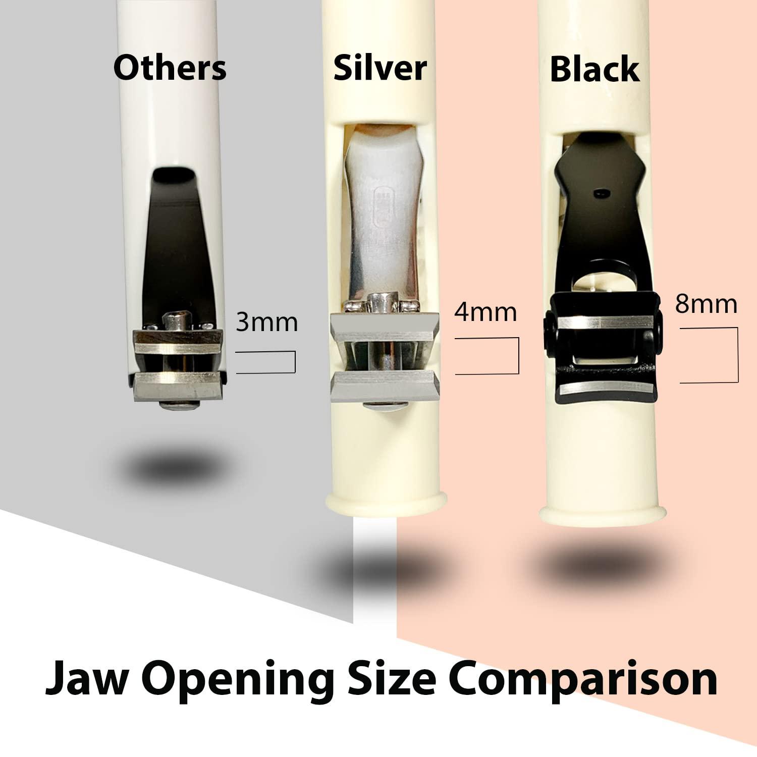 Payne Free Products Long Handled Toenail Clippers for Seniors Thick Toenails - Extended Nail Clippers for Seniors - Extension Trimmer for Elderly Ingrown Handicap - Toe Nail Clippers Adult Thick Nails (Silver (4mm))