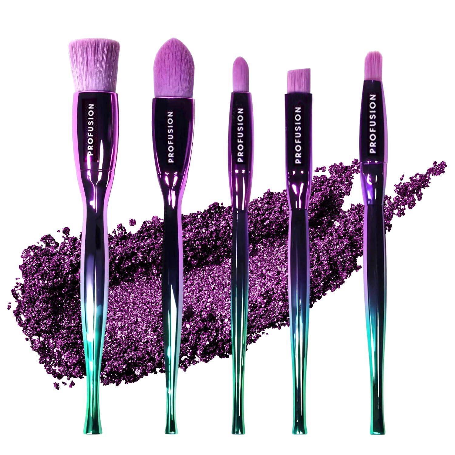 Profusion Cosmetics Profusion Cosmetics Sea Witch Eye and Face Brush Set is Your Key to Mesmerizing Looks, Exploring Beauty Improvement, and Flawless Look for Stunning Makeup