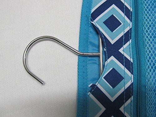 Chinoxia Cosmetic Organizer Travel Makeup Organizer Cosmetic Bag (Diamond Blue)