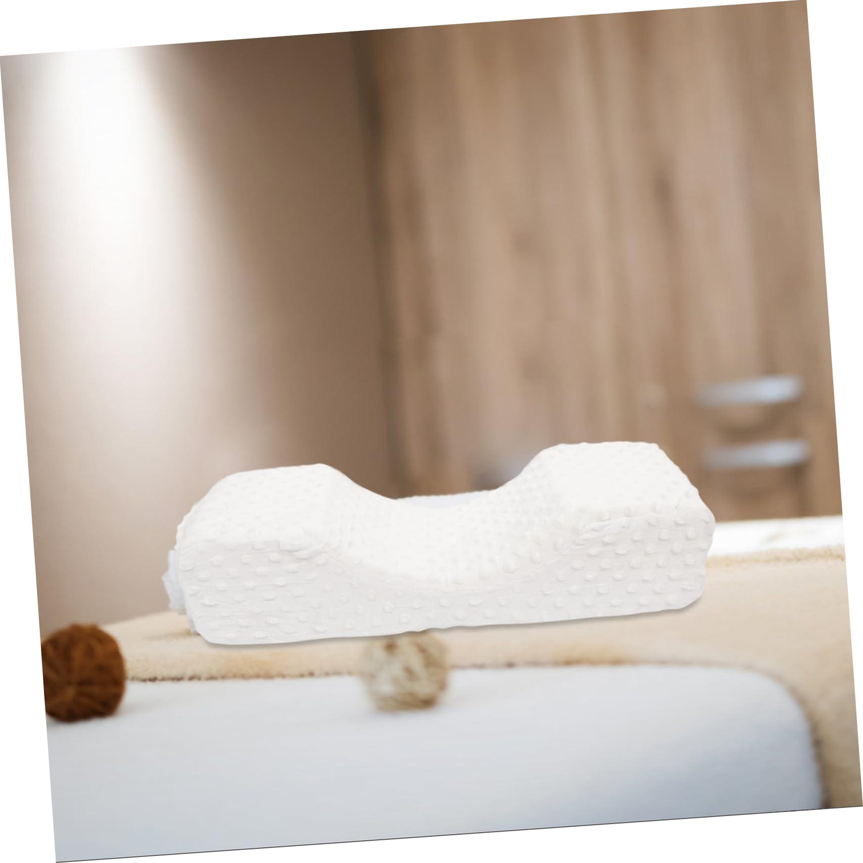 OSOLADY OSOLADY Eyelash Extension Pillow Lash Extension Neck Support Sofa Bed Sleep Pillow Eyelash Neck Pillow Low Profile Pillow U-Shaped Nail Pillow Plane Pillow Gel Pillow Lash Bed White Sponge