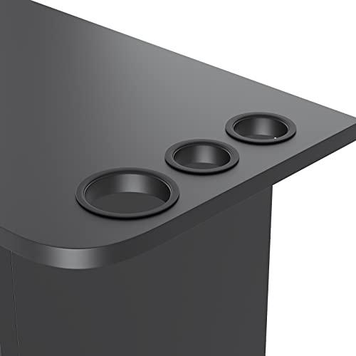 Paddie Paddie Barber Cabinet Storage Station, Free Standing Beauty Hair Stations for Salon Barber Utility Unit with Holders Styling Salon Spa Equipment with Drawer and Cabinet