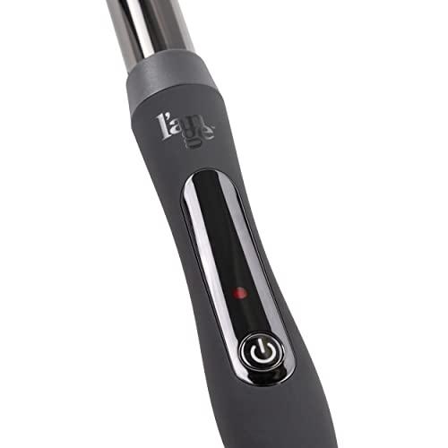 L'ANGE HAIR L'ANGE HAIR Le Curl Titanium Curling Wand | Professional Curling Iron for All Hair Types | Clip Free Hair Curler | Best Curling Wand for Tighter Curls & Beach Waves | Black 1 (25MM)