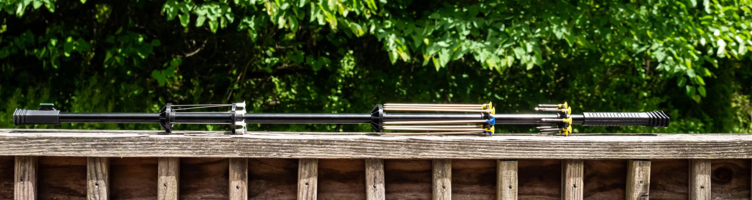 Black Rhino Blowguns Kayos 2 Professional .625 Blowgun 4 Foot Long 1 Piece Black Anodize (Anodize Black)