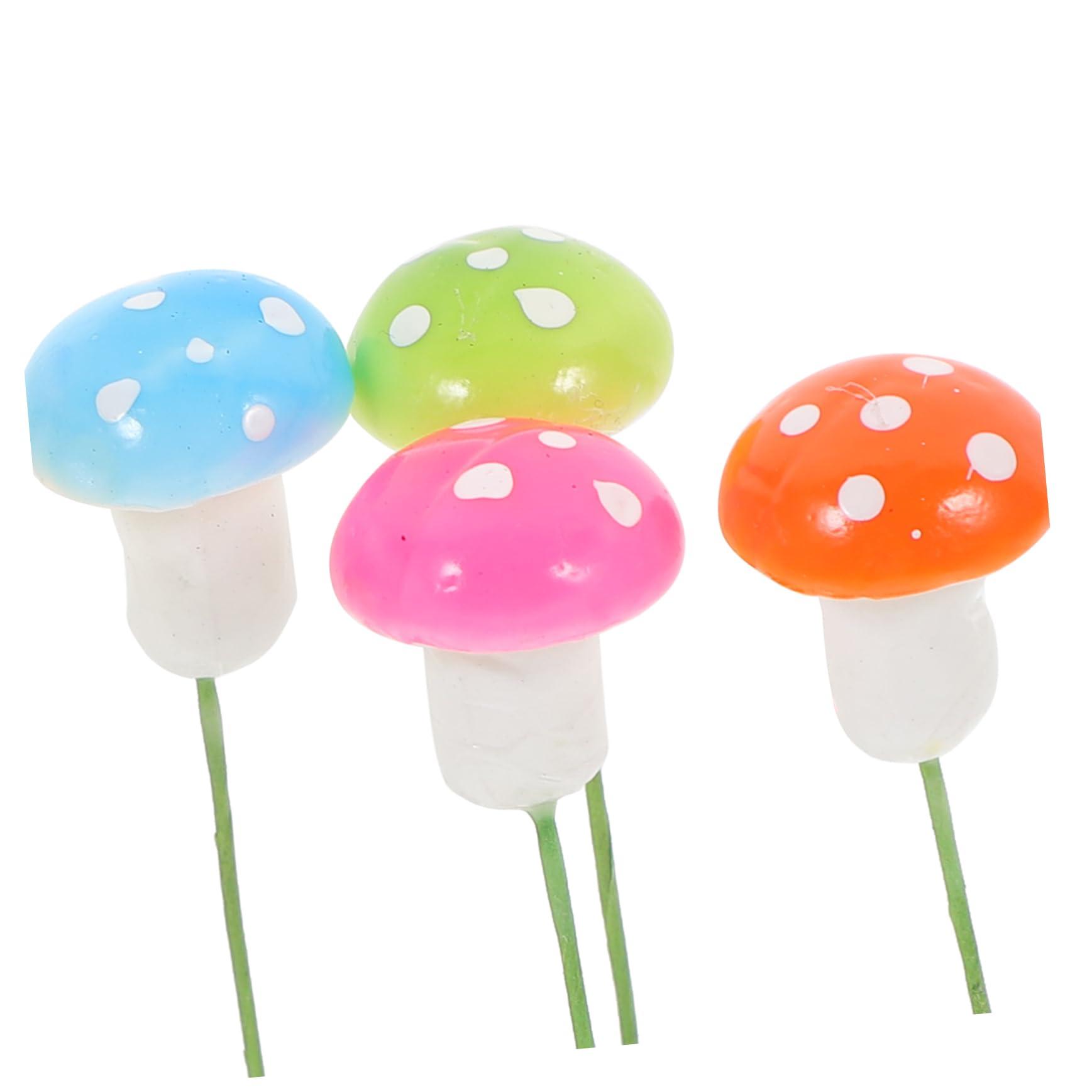 Mikinona Mikinona Mushroom Hair Clips Set of 30 Small Hair Clips for Girls Women Boys and Girls School Accessories Trendy Mushroom Clip Design