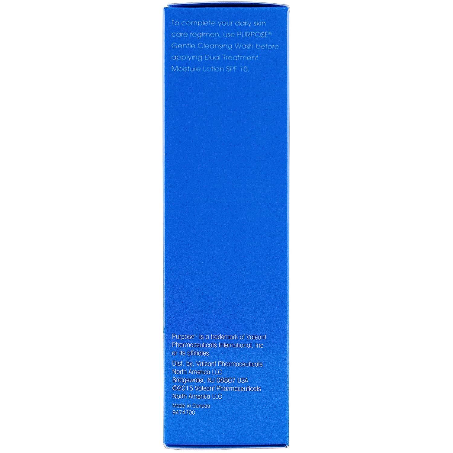 With a Purpose PURPOSE Dual Treatment Moisturizer, SPF 10 4 oz (Pack of 2)