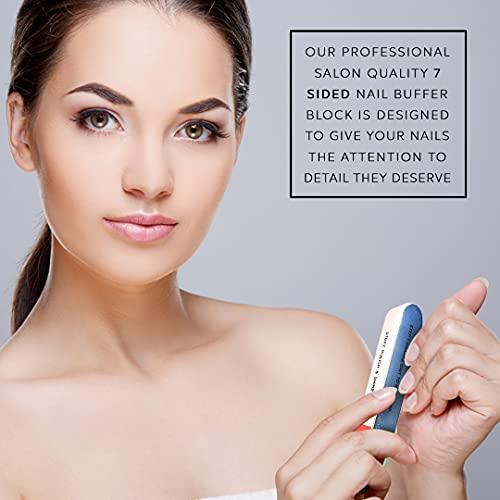 DreamCut DreamCut 7-Way Nail File and Buffer Block - Professional Manicure Tools