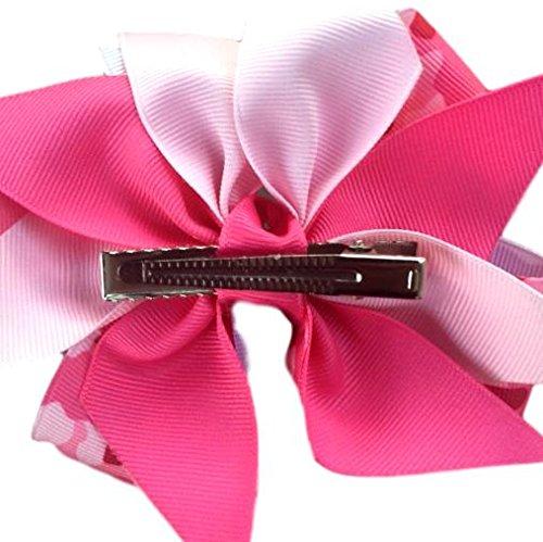 Victory Bows Victory Bows Starburst Loop Shaped Hair Bow- Made in the USA The Kimmie- Alligator Clip (Pink Camo) STARBURST200