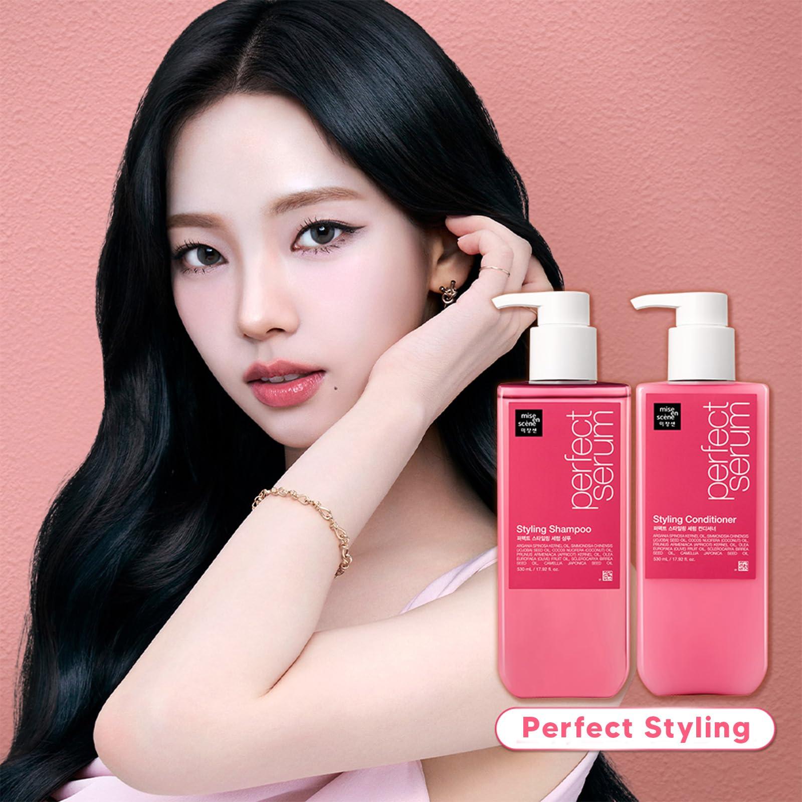 Mise En Scene Mise En Scene Perfect Styling Serum 2.70 Fl Oz Perfect Serum Shampoo Styling 22.99 Fl Oz with Perfect Serum Conditioner Styling 22.99 Fl Oz