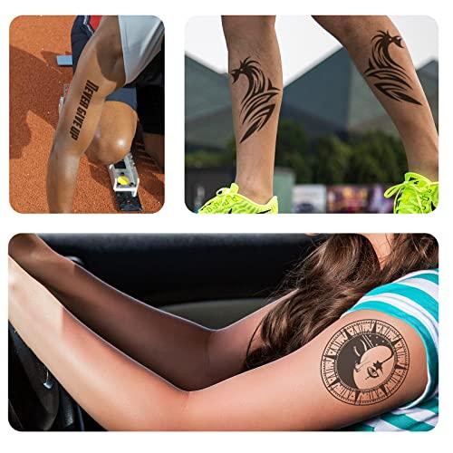 Fawalyanle Personalized Temporary Tattoos with Name/Text, Custom Fake Name Tattoos Temporary Waterproof Body Sticker for Women and Men