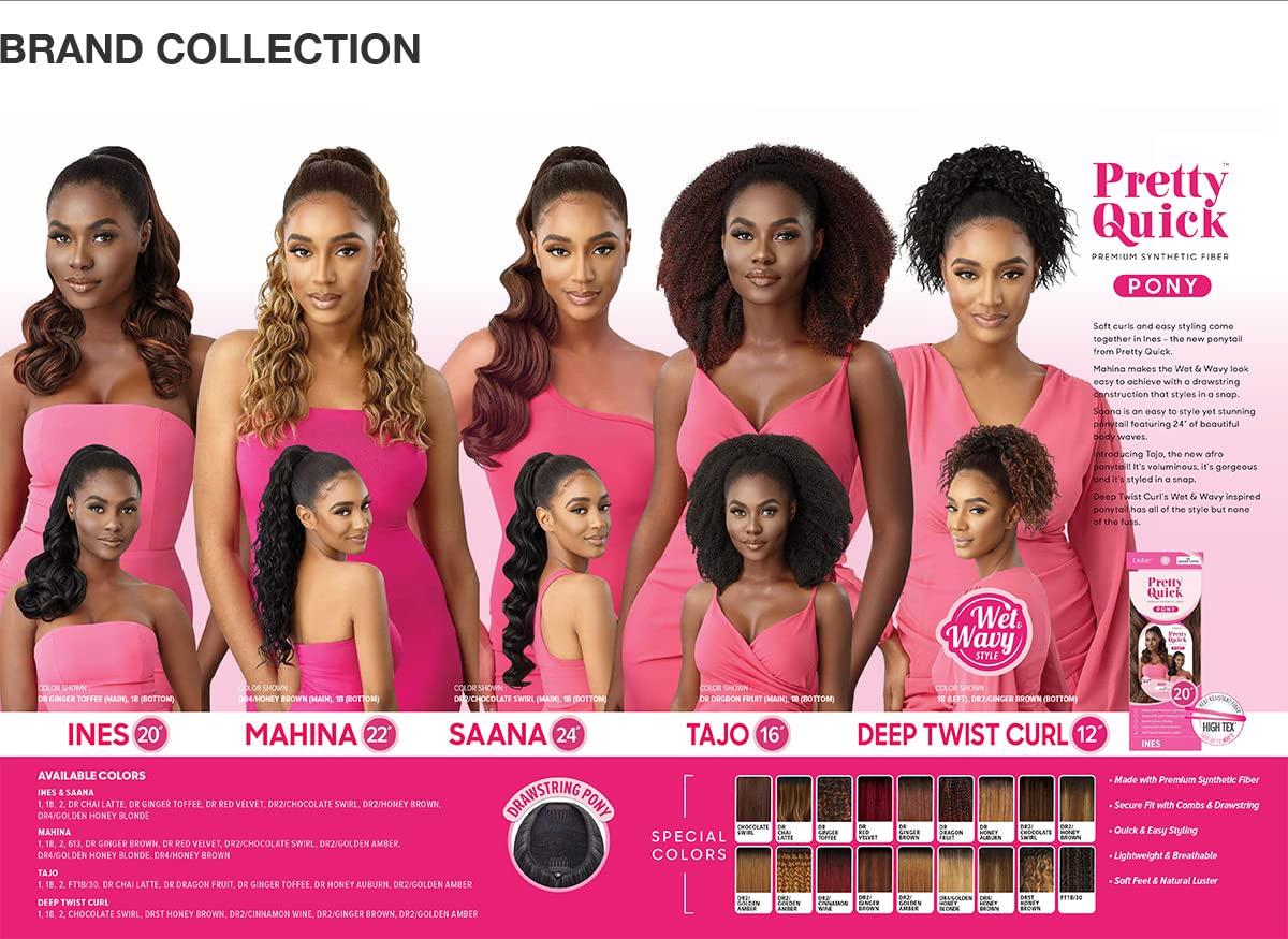 Outre Outre Drawstring Ponytail Pretty Quick Pony TAJO (1)