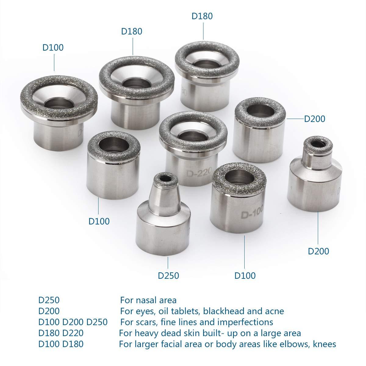 TopDirect 3 in 1 Diamond Dermabrasion Microdermabrasion Machine, TopDirect Facial Skin Care Salon Equipment w/Vacuum & Spray + 200PCS Cotton Filters (Strong Suction Power: 65-68cmhg)