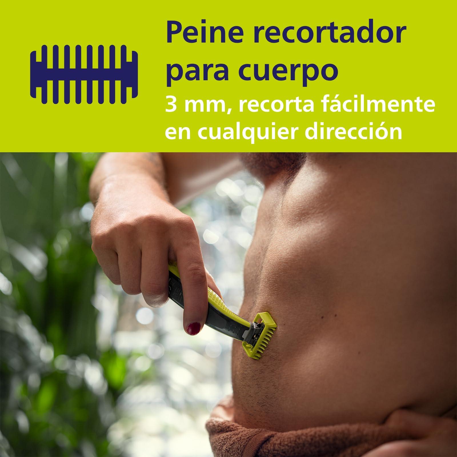 philips Philips OneBlade Replacement Blades for Face/Body Kit Original Replacement Blades Compatible with all OneBlade Electric Razors QP2630