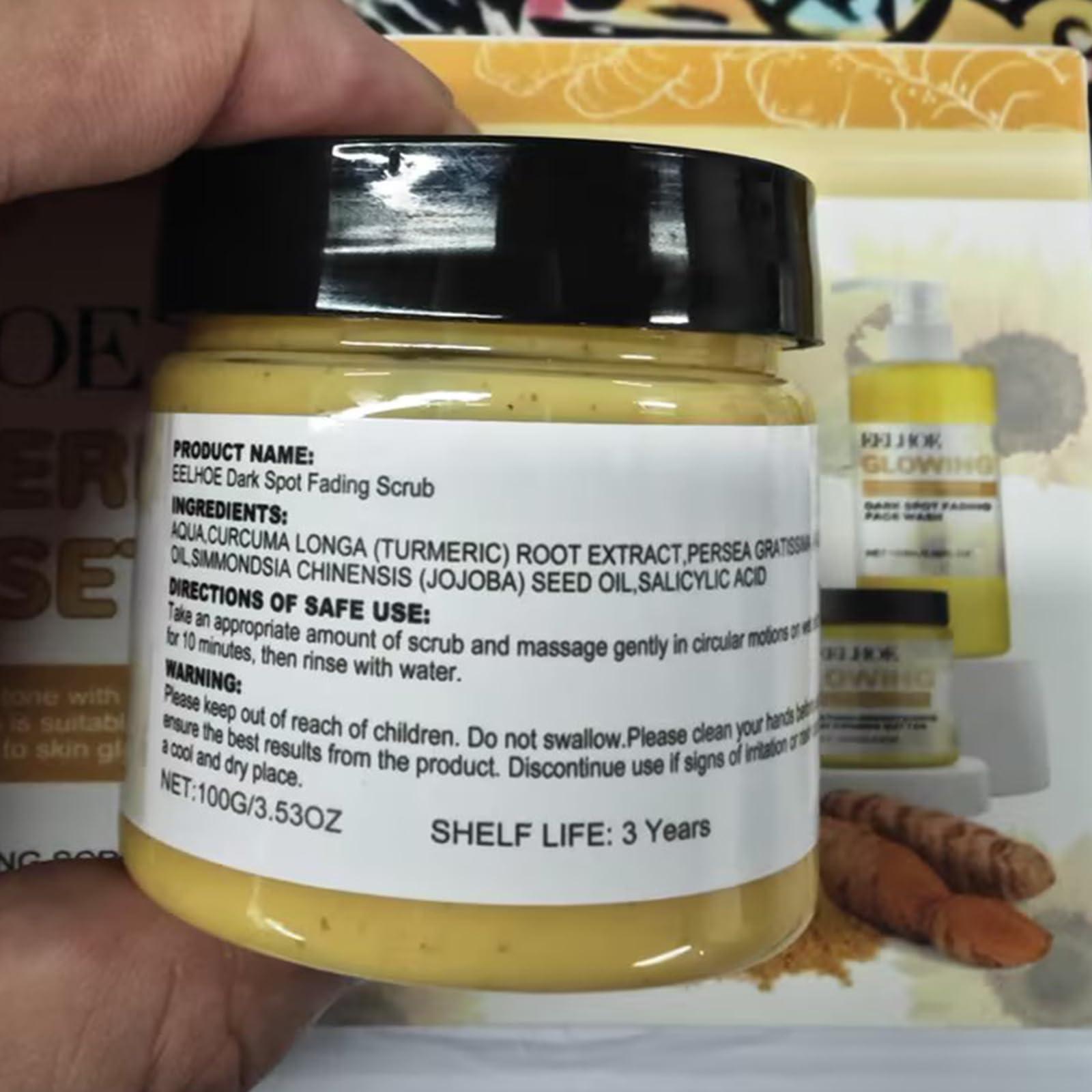 Omexry Turmeric Glow Combo Skincare Set, Turmeric Skin Care Set, Turmeric Glow Face Wash, Turmeric Scrub Glow Butter and Glow Butter, Face Care Set for Women (1 Set)