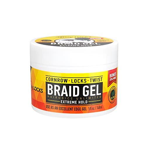 AllDay Locks AllDay Locks Braid Gel (5 oz) & Braid Foam (8 oz) Bundle | Extreme Hold, Easy to Use, No Flaking | Style, Shine, Frizz Control for Braids, Locks, Twists, Cornrows