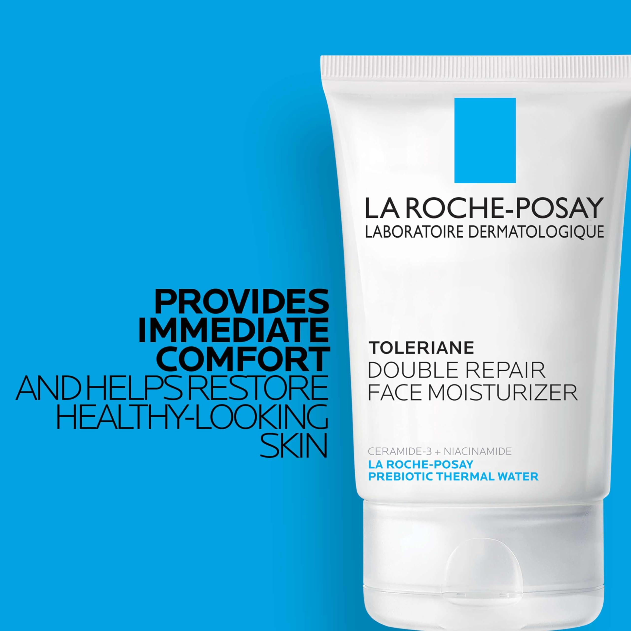 La Roche-Posay La Roche-Posay Toleriane Double Repair Face Moisturizer, Daily Moisturizer Face Cream with Ceramide and Niacinamide for All Skin Types, Oil Free, Fragrance Free