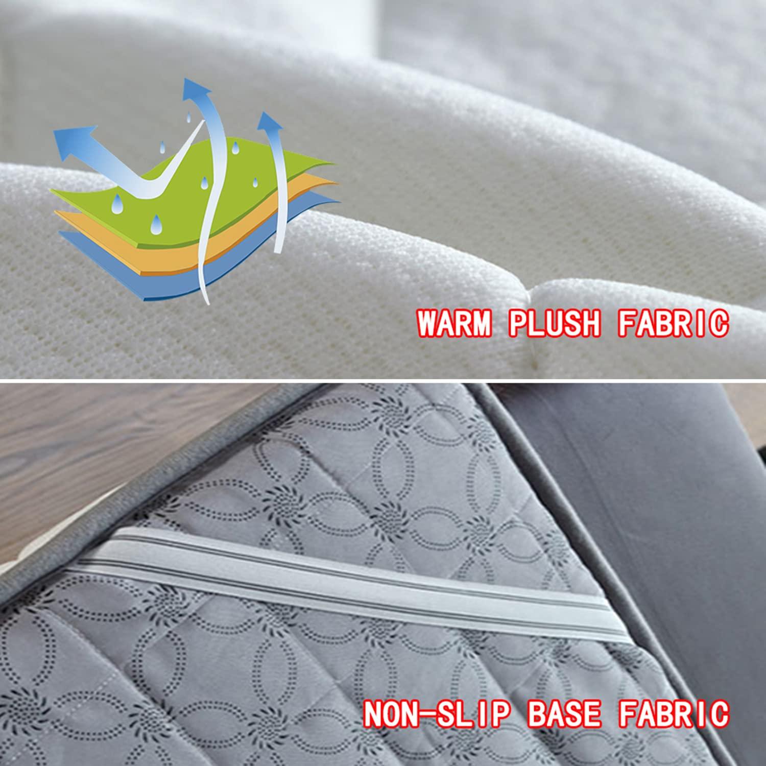 NinthAvenue Basics Beauty Couch Mattress Topper Trapezoidal Head Massage Table Mattress Without Bed Spa Bed Memory Foam Mattress Pad with Elastic Bands with Breathing Hole 5cm Thick,Fish,70x185cm