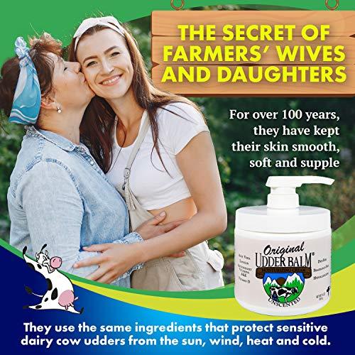 Original Udder Balm Unscented Original Udder Balm Body Moisturizing with pump